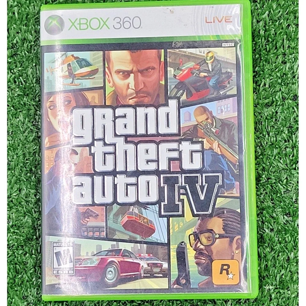 Grand Theft Auto IV Video Game for Microsoft Xbox 360‎ GT4 - No Manuals